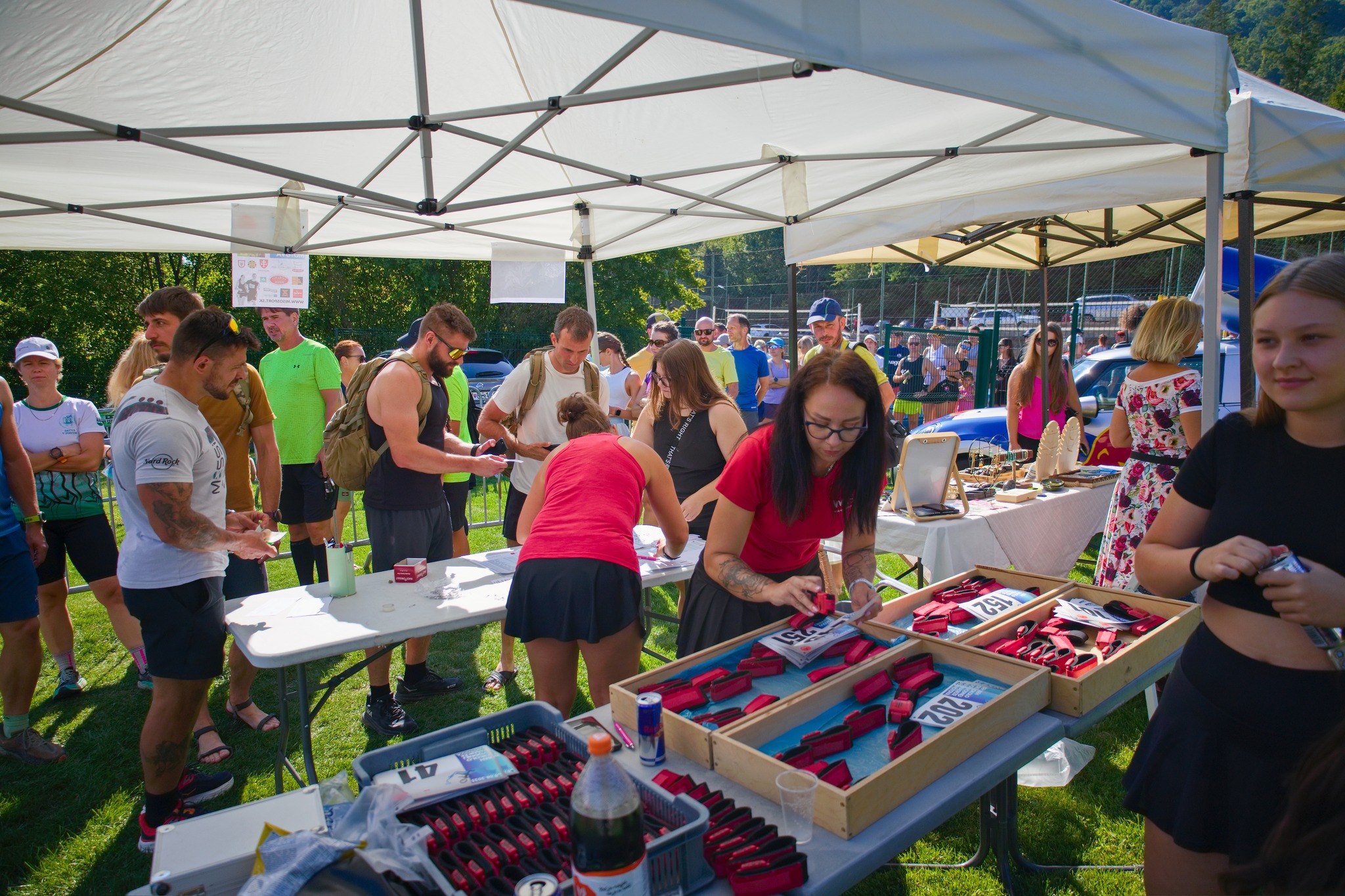 Bežecké preteky — registrácia účastníkov